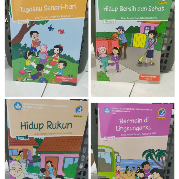 

❤BISA COD❤ Paket Tematik SD Kelas 2 Semester 1 Tema 1-4