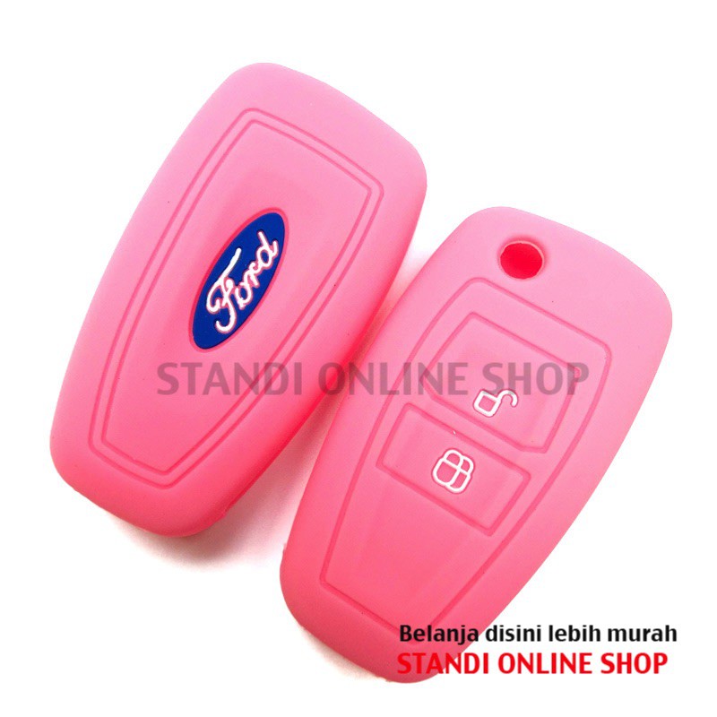 Kondom Kunci Silikon Remote Cover Keyshirt Ford Ecosport Murah