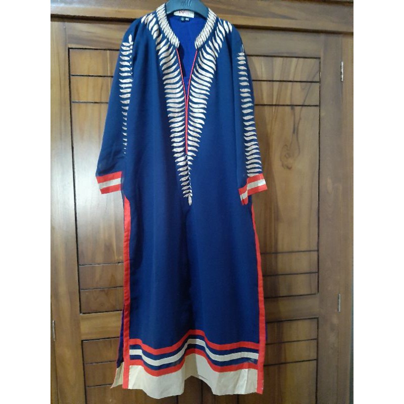 NEW Dress Kaftan Import warna Navy