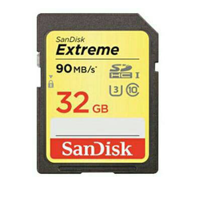 Sandisk Extreme SDHC 32GB 90Mb/s Memory Card Kamera 32GB