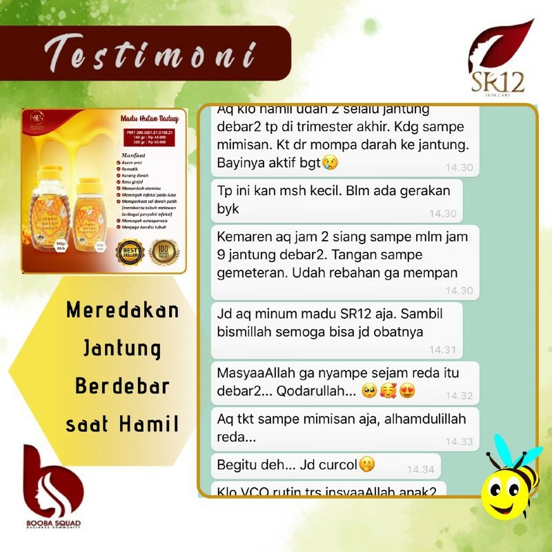 Madu Hutan Baduy SR12 Herbal Skincare / Madu Baduy SR12 / Madu Baduy Asli