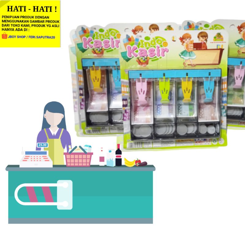 MAINAN KASIR / KASIR KASIRAN / MAINAN MURAH / MAINAN ANAK / MAINAN KASIR- KASIRAN INDO KASIR