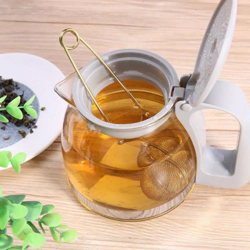 Gold Stainless Matefield Steel Tea Infuser Sphere Mesh Tea Strainer Herb Spice