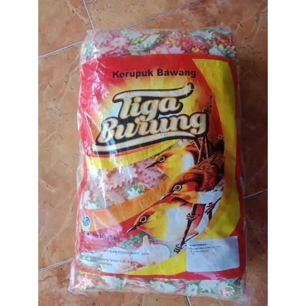 Jual Krupuk Bawang Tiga Burung Kerupuk Bintang Warna Warni Tersanjung