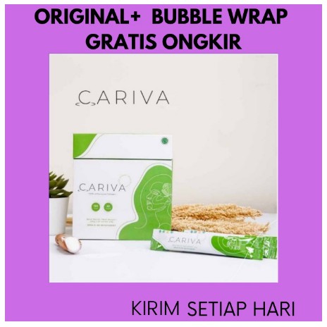 CARIVA COLLAGEN 1 SACHET BPOM PER SACHET HALAL COLAGEN TANPA RASA ECER