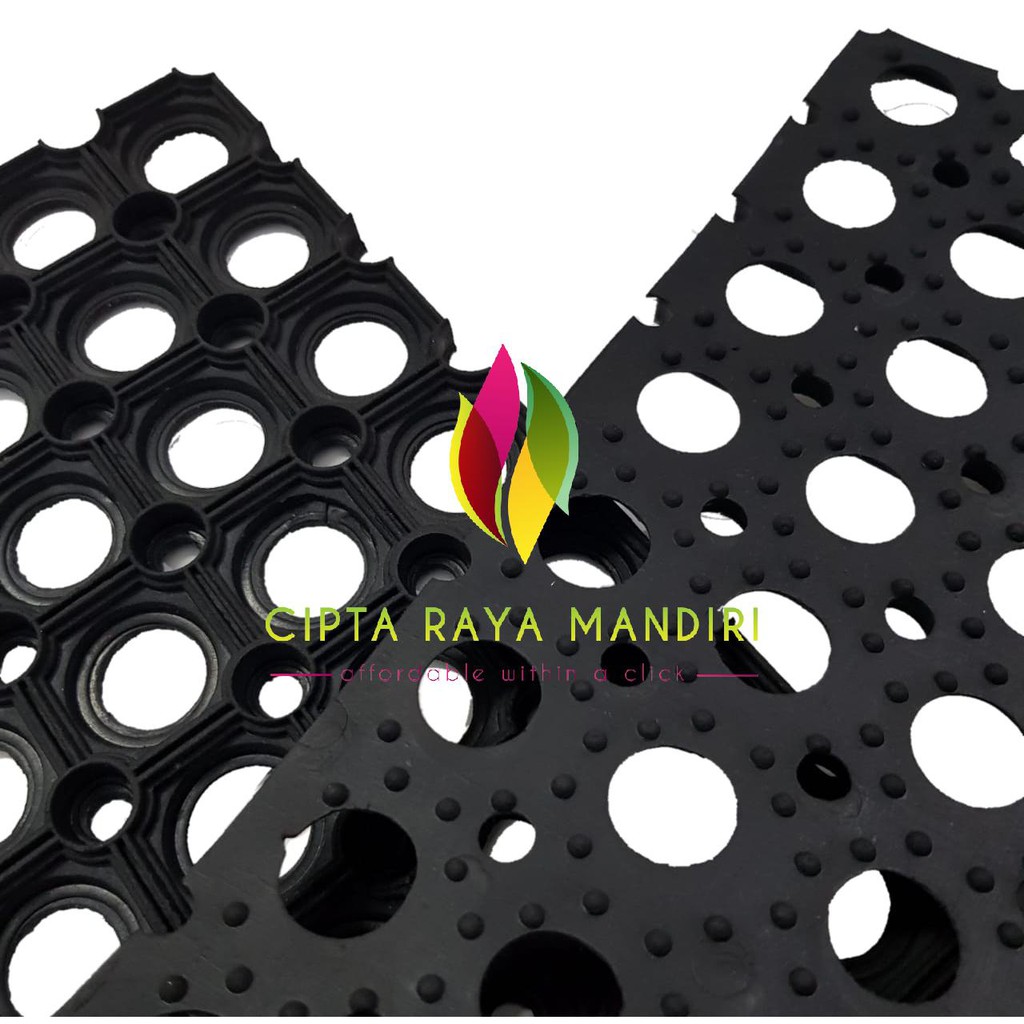 Keset Karpet Karet Anti Slip /Anti Air Kamar Mandi 50 x 100