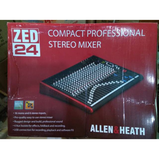Mixer Audio Allen Heath ZED 24