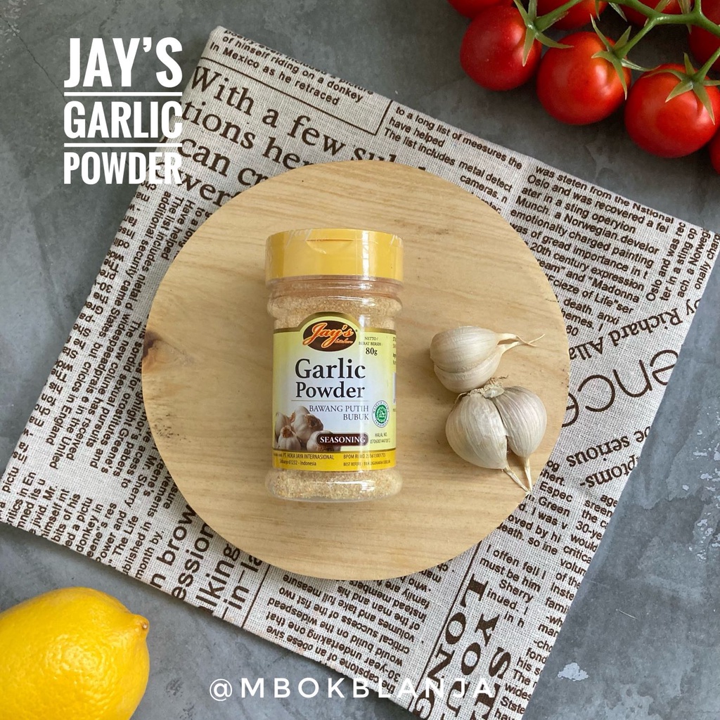 

JAYS JAY'S JAY GARLIC POWDER BAWANG PUTIH BUBUK 80 GRAM