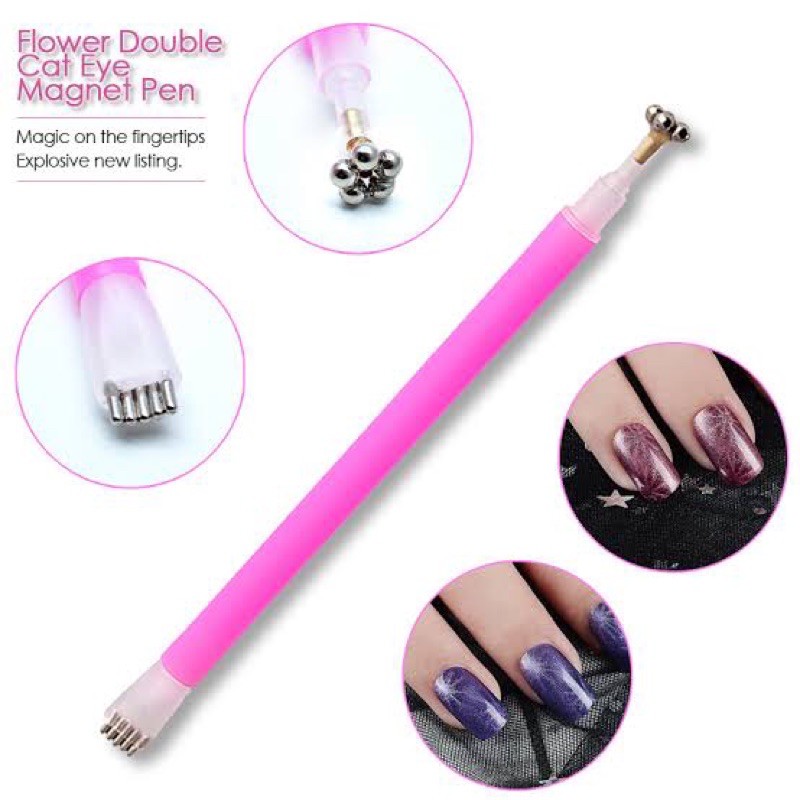 tongkat cat eye blossom dot flower double cat eye pen tongkat cat eye