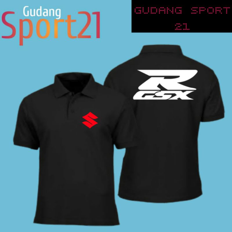kaos polo kerah suzuki gsx kaos otomotif