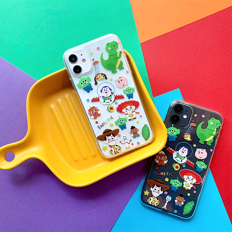 Soft Case Silikon tpu Motif Print Toy Story Untuk Iphone 11 11pro 11promax XR XS MAX 7 plus 8 plus