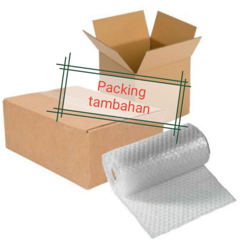 

Extra Packing (Bubblewrap + Busa styrofoam + Kardus)
