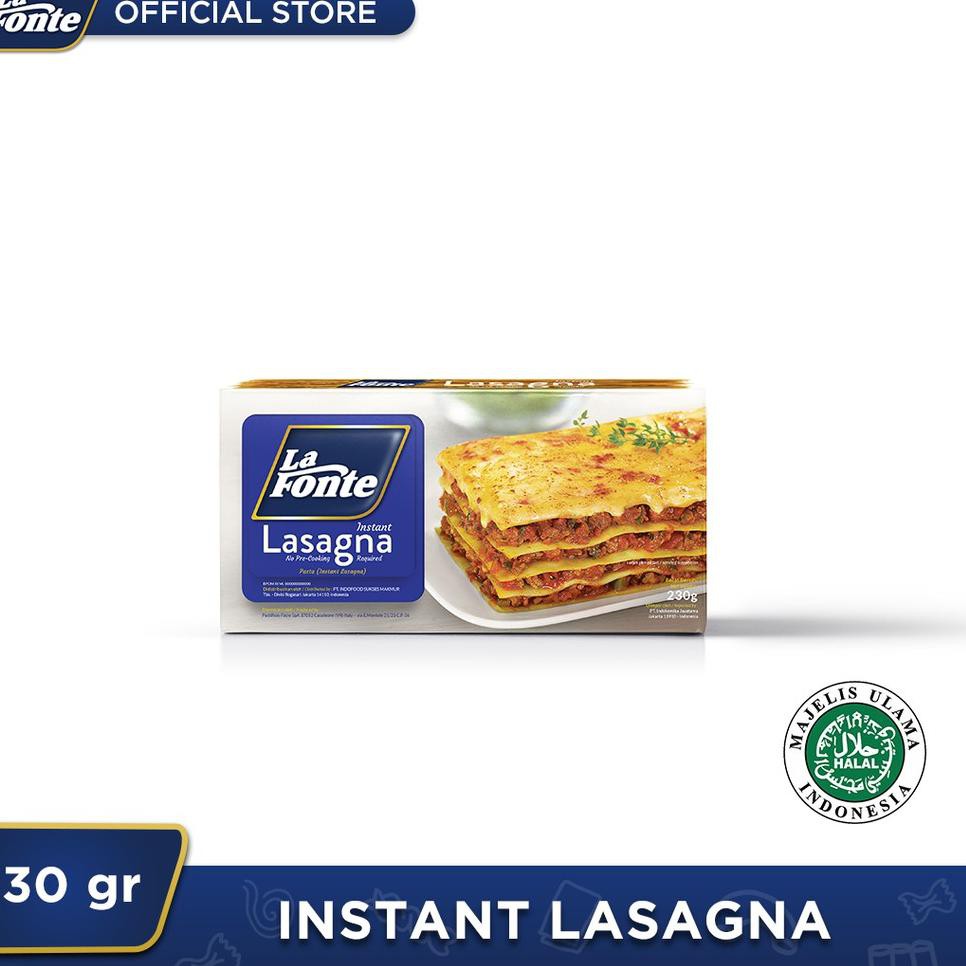 

MODEL TERBARU La Fonte Lasagna 230gr - 1 Pc