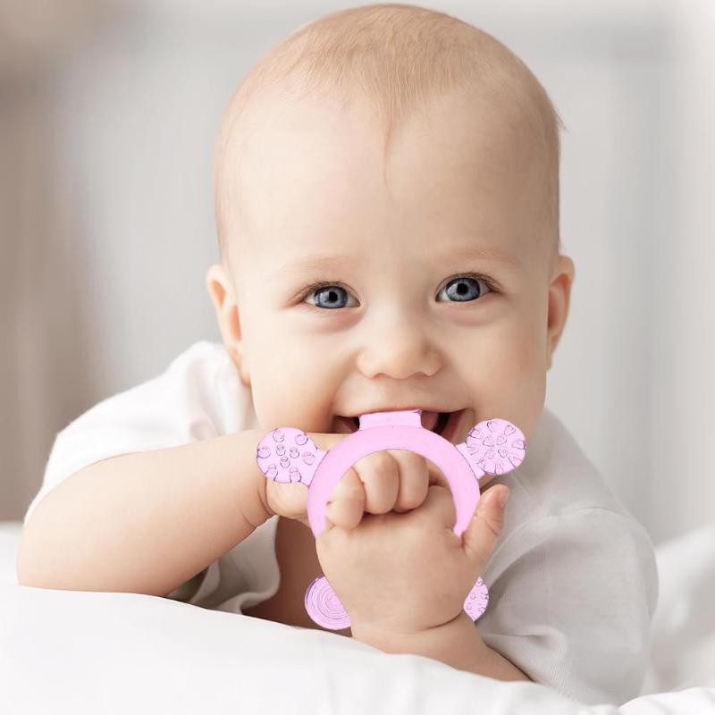 Gigitan bayi teether mainan gigi bayi