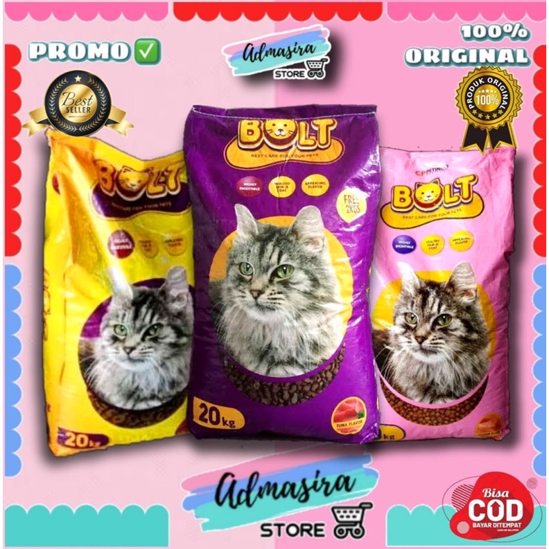 BOLT Pakan Kucing 20kg 1zak
