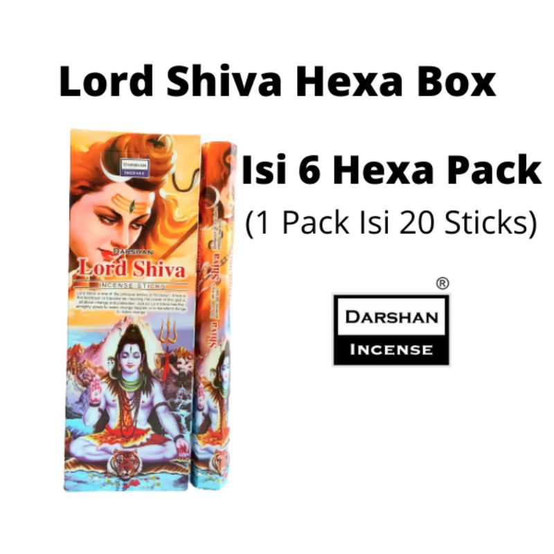 Dupa Hio India Darshan Lord Shiva Hexa Box