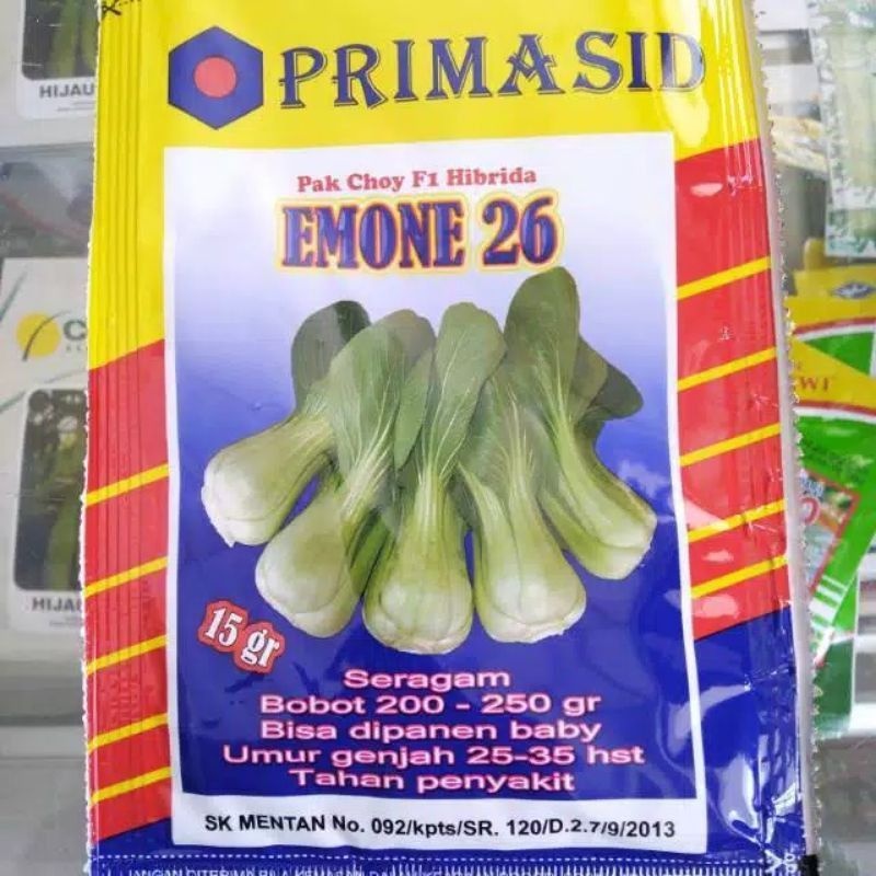 Sawi Pakcoy Hibrida Emone 26 Original Pabrik