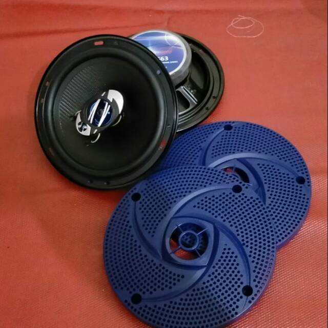 Speaker coaxial hollywood HW-663 sepasang 2way