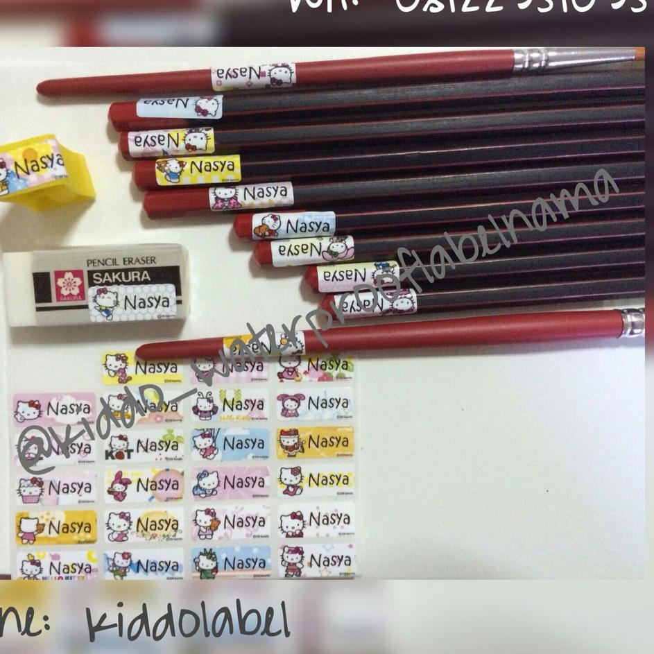 

<QuX ✿> Katalog Label Nama Waterproof - Size S ||Populer