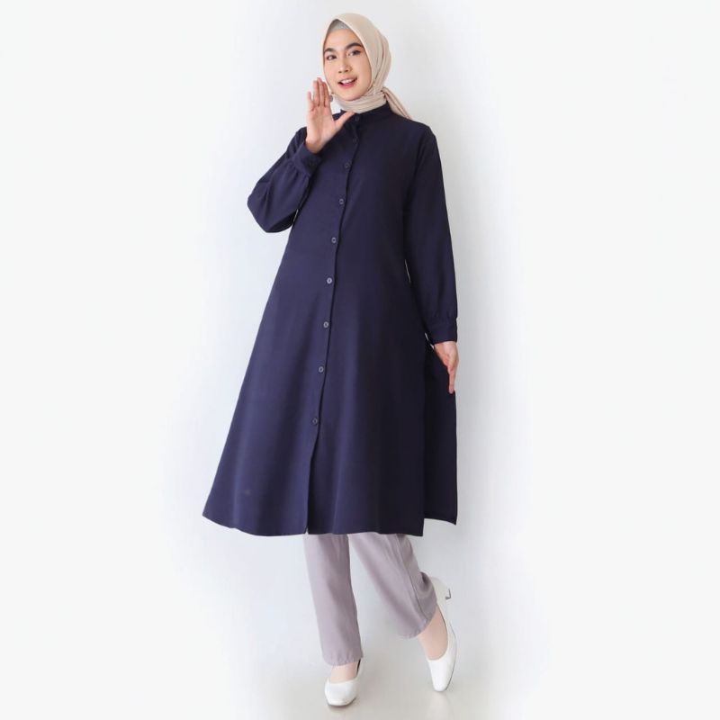 READY!! SYAKIRA LONG TUNIK JUMBO XXXXXL LD 120 &amp; 140 BUSUI SHAKILA PREMIUM POLOS TERMURAH