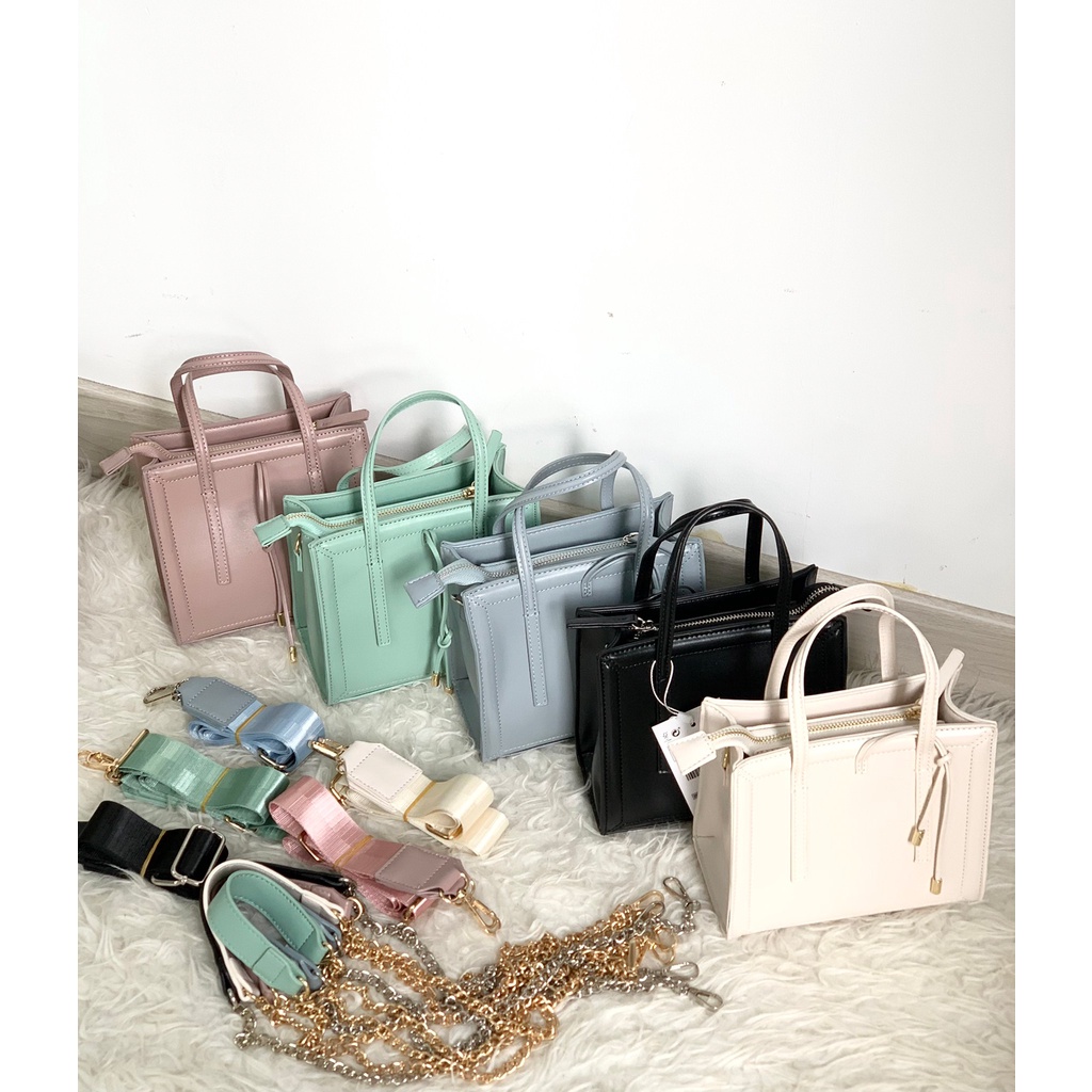 TAS SELEMPANG WANITA Z316 DOUBLE STRAP SLING BAG PREMIUM IMPORT