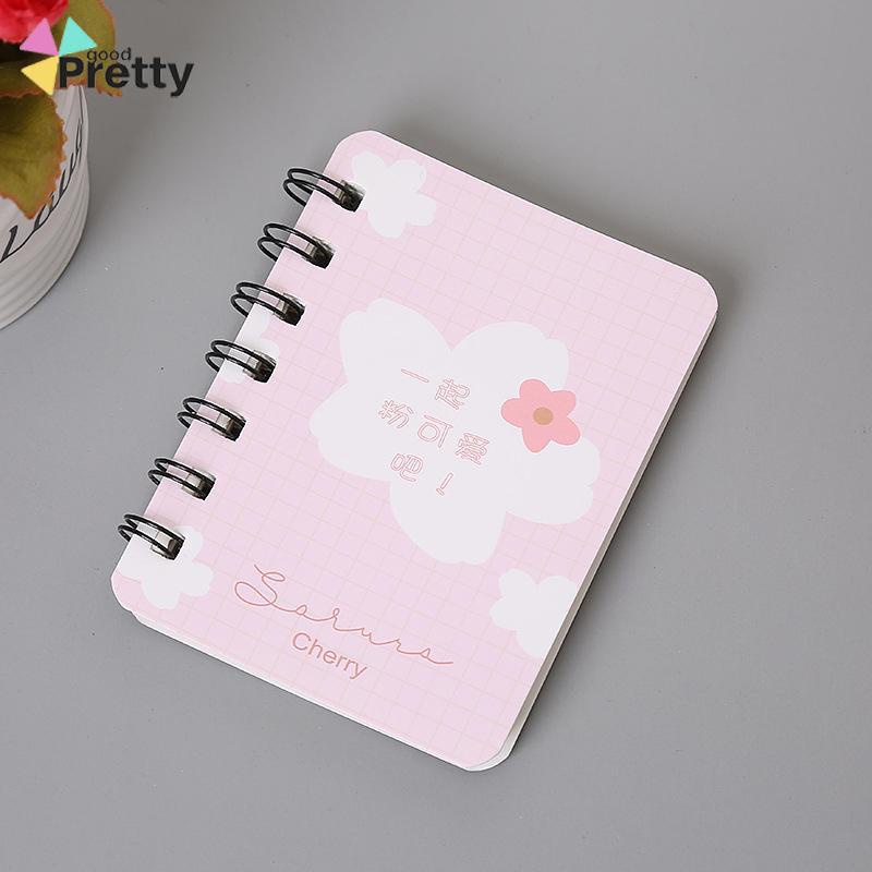 A7 Rollover Coil Buku Mahasiswa Saku Buku Kecil Mini Notebook Diary Portable Office Notepad - PD