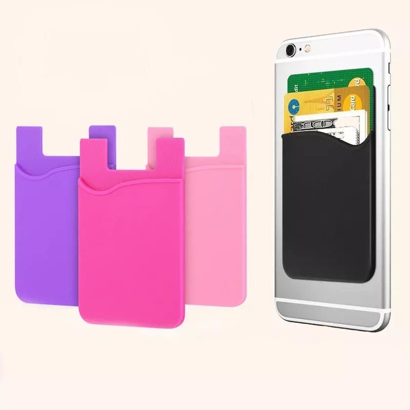 Holder Kantong ATM KTP UANG Belakang Hp Handphone sticky Card Holder