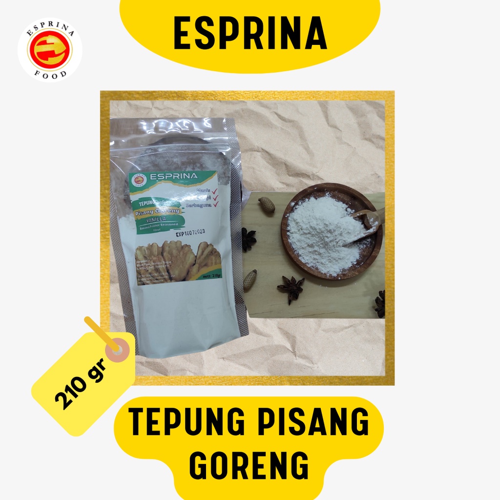 

Tepung Pisang Goreng - ESPRINA - 210gr