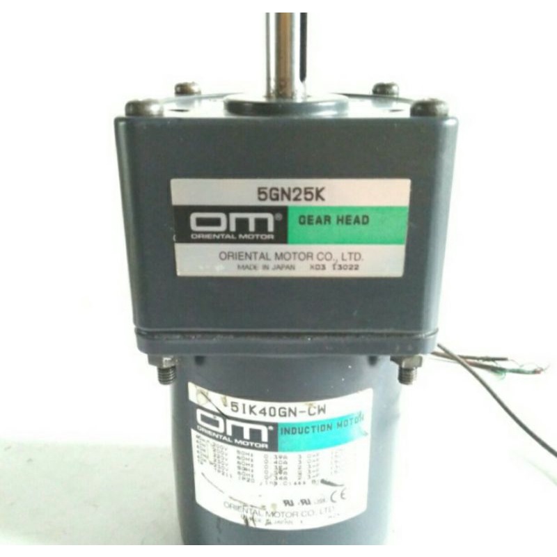 Ac Motor Gearbox 220V Ratio 1:25 40W Oriental Motor