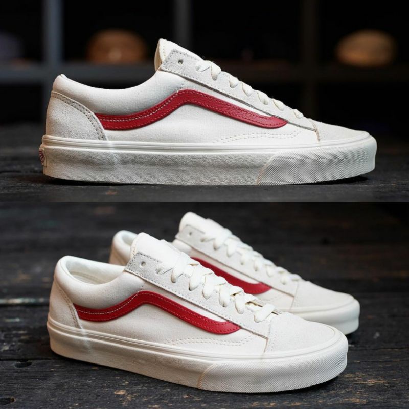 Vans Style 36 Marshmallow Racing Red Original