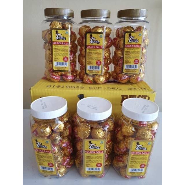 

COKELAT TOBELO GOLDEN BALLS 1BOX ISI 6 TOPLES