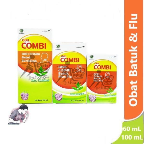 OBH Combi Batuk Flu & Batuk Berdahak 60 & 100 mL - obat flu dan batuk herbal