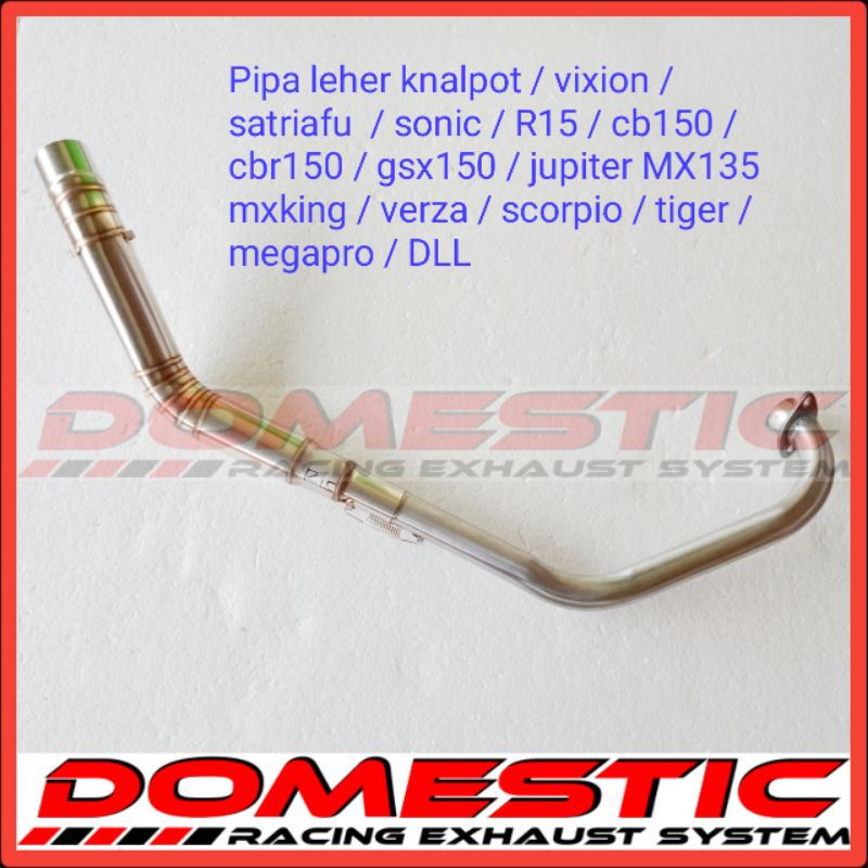 LEHER KNALPOT VIXION OLD NEW SATRIA FU OLD SATRIA FU KARBU FI CB150 JUPITER MX OLD MXKING SONIC150