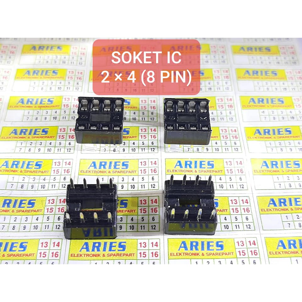 SOKET IC 2X4 SOKET IC 8 PIN