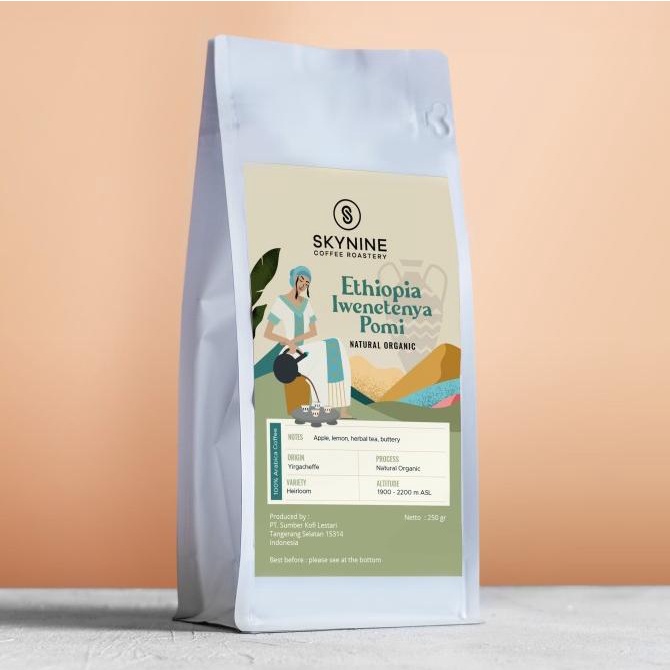 

KOPI ARABIKA ETHIOPIA IWENETENYA POMI ROASTED BEAN