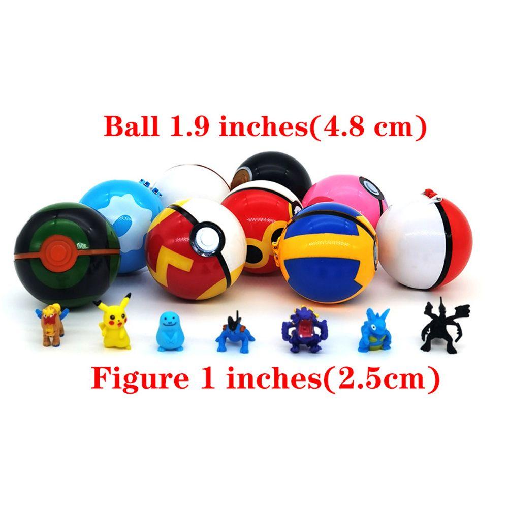 QUINTON Pokeball Mainan Anak Children Gift Figure Toys Anime Pokemon Go Charmander Action Figure