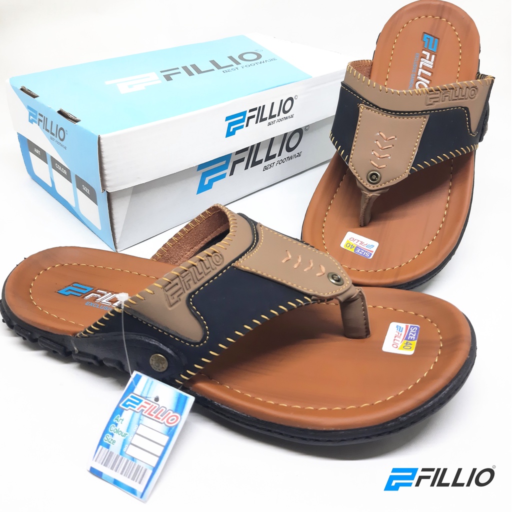 SANDAL CASUAL PRIA ORIGINAL FILLIO HIGH QUALITY KODE JJ8 MURAH