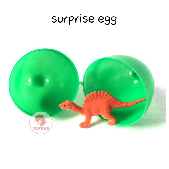 Zoetoys Big Plastic Egg | Hampers Telur Paskah Easter Egg | 8cm Telur Hadiah Kejutan Isi Mainan Surprise Egg Souvenir Koleksi Figure