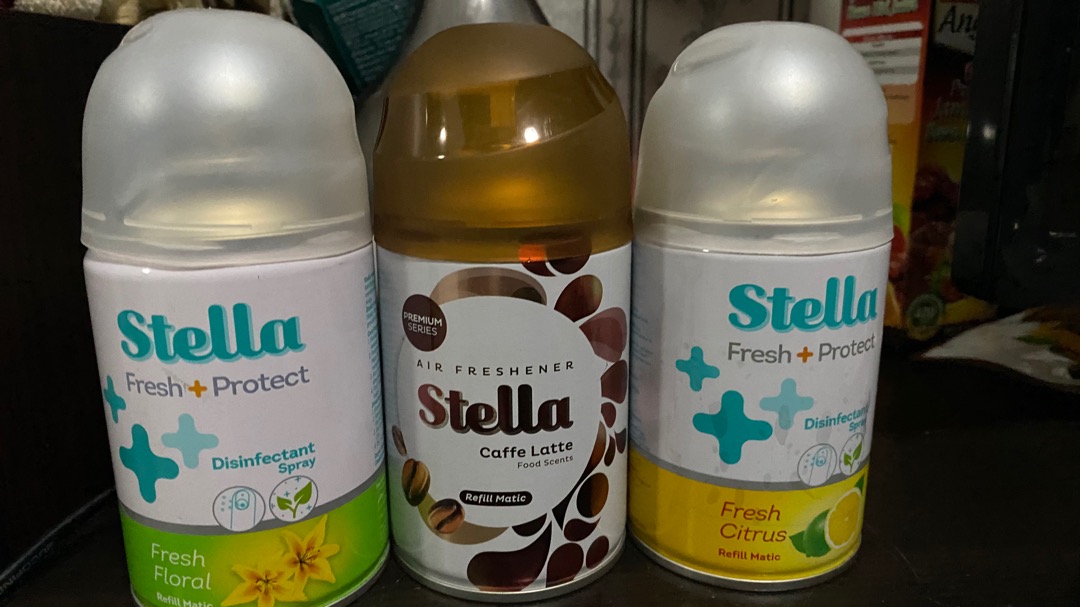 Stella Matic Fresh & Protect Refill 225ml Disinfectant & Pengharum Ruangan Fresh Citrus Floral