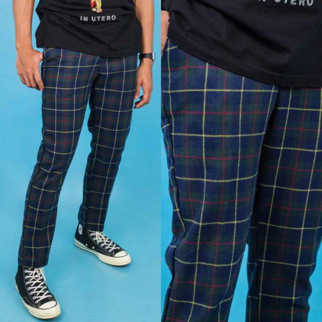 tartan green casual- celana tartan-
tartan pants murah-
4cm-
tartan pants-
celana panjang