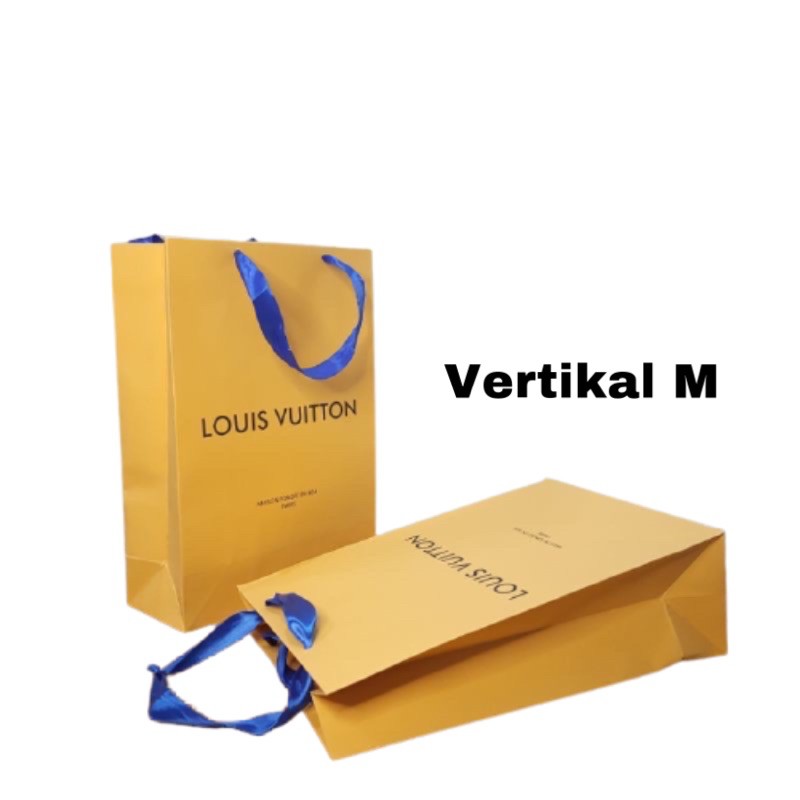 Paperbag LV (READY STOCK JKT )  Shopping Bag Branded Louis Vuitton Pembungkus Hadiah Kekinian  (Ready Stock Jakarta )