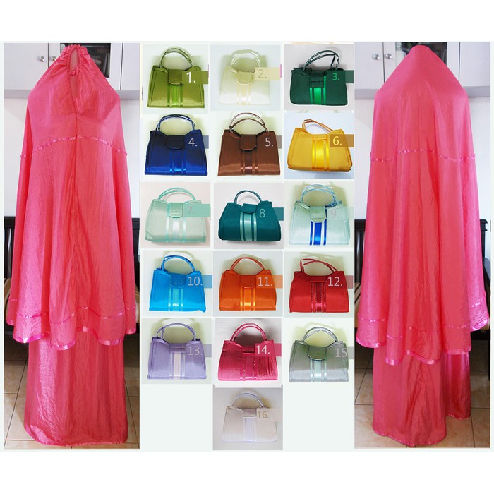 mukena parasit super | mukena travelling | mukena parasit jumbo