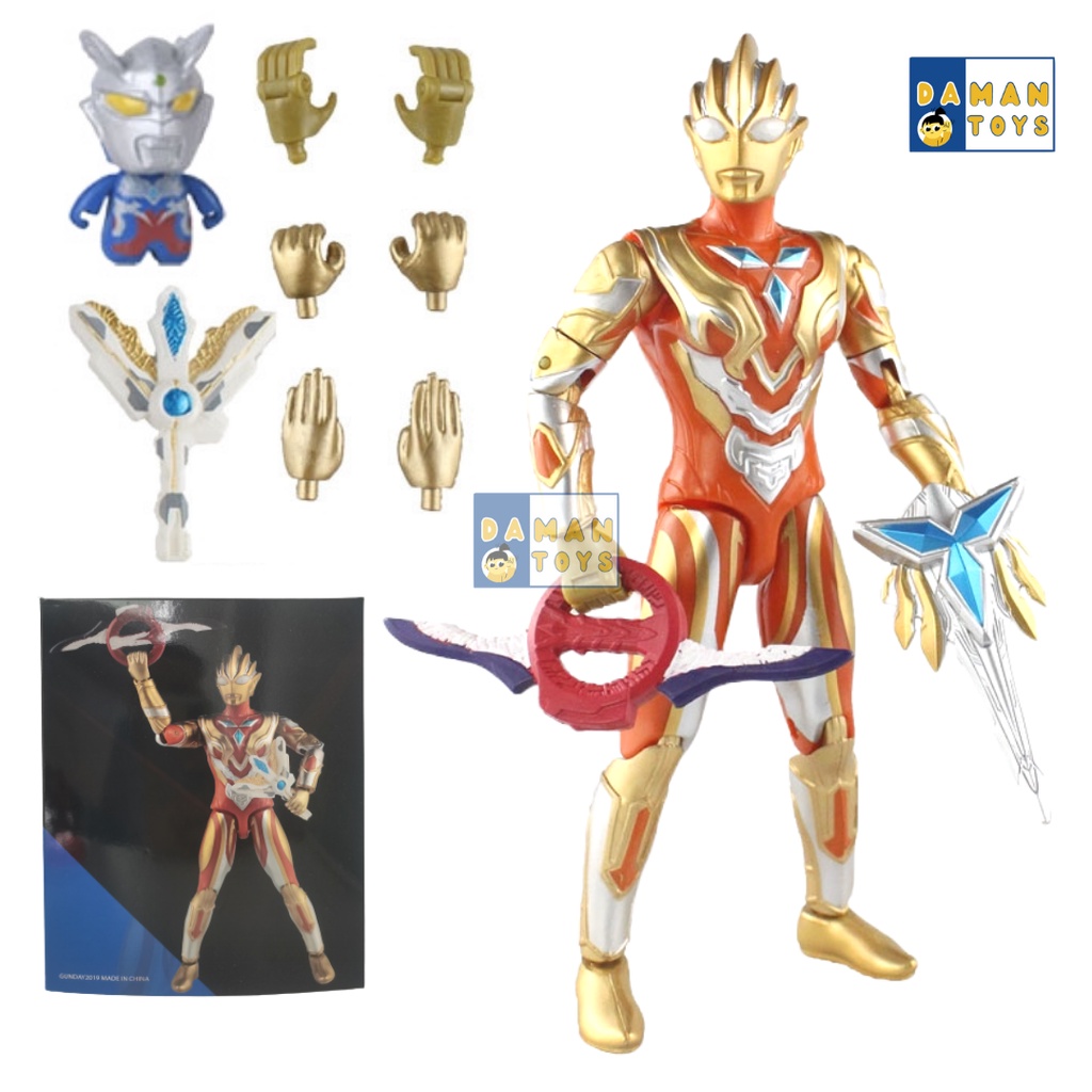 Ultraman Trigger Multi SHF Ultra Action Figure Ultraman Z Delta Guts Spark Circle Arms