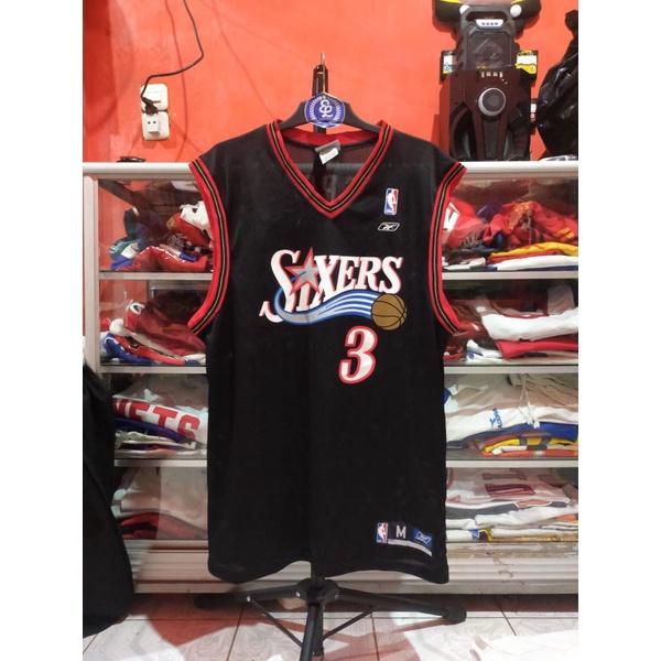 jersey NBA Vintage Reebok ALLEN IVERSON PHILADELPHIA SIXERS 76ers 3 Mens NBA Team