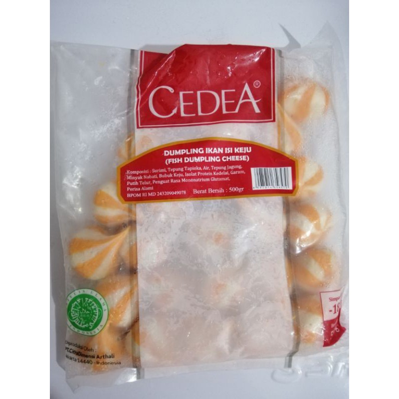 

Cedea Fish Dumpling Cheese /Dumpling Ikan Isi Keju 500g Halal