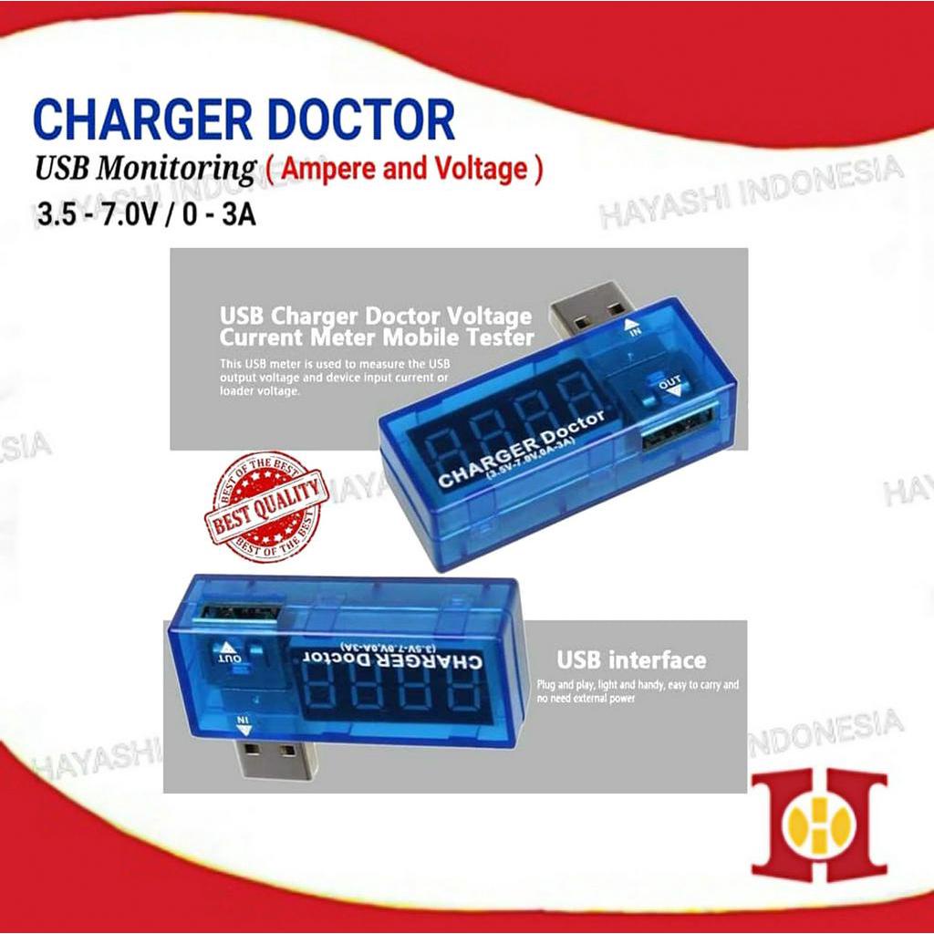 USB Charger Doctor Pengukur Amper Voltmeter Tester