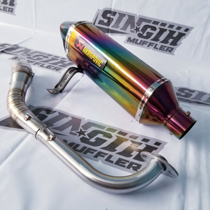 KNALPOT AKRAPOVIC VALENCIA BUAT MATIC NMAX-VARIO-PCX-BEAT-ADV-3