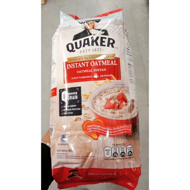 

Quaker Instant Oatmeal 800 gr