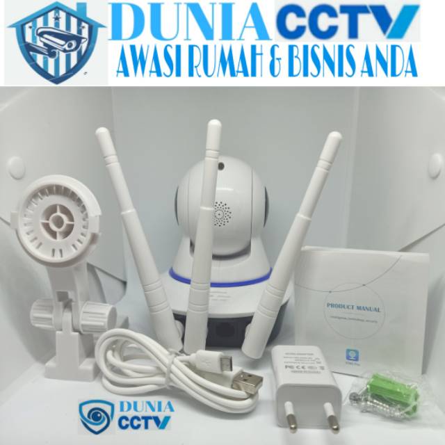 IP Kamera CCTV Wireless Wifi BABY CAM 3 antena FULL HD 1080P APP V380