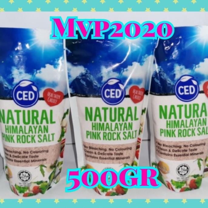 

[[COD]] Garam himalaya CED 500gr pink rock salt BIG SALE Kode 734
